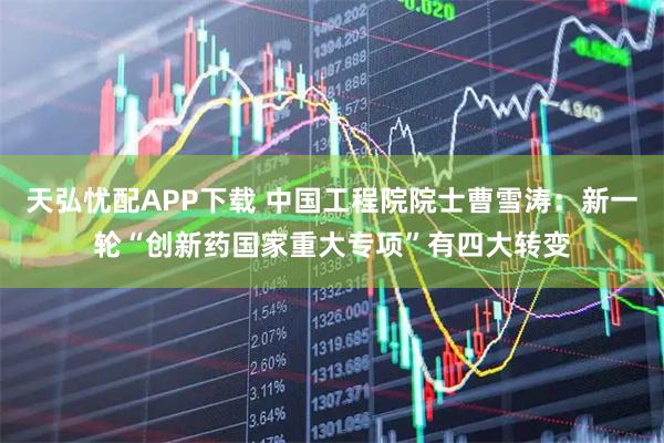 天弘忧配APP下载 中国工程院院士曹雪涛：新一轮“创新药国家重大专项”有四大转变