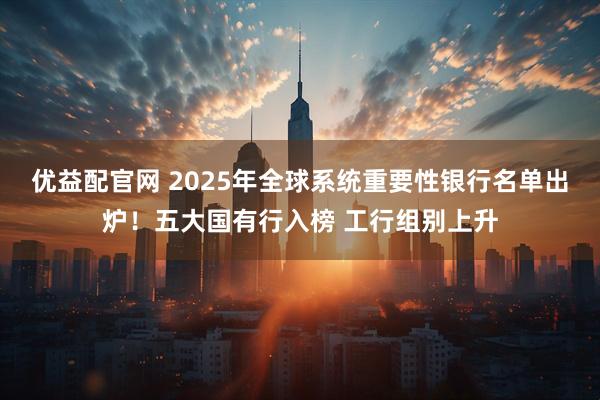 优益配官网 2025年全球系统重要性银行名单出炉！五大国有行入榜 工行组别上升